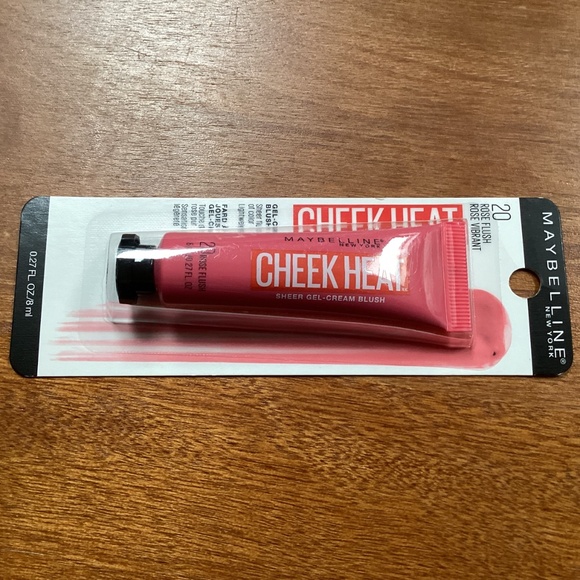 Maybelline Cheek Heat Rose Flush Rose Vibrant 20 New Sealed 0.27 fl oz - Picture 3 of 6